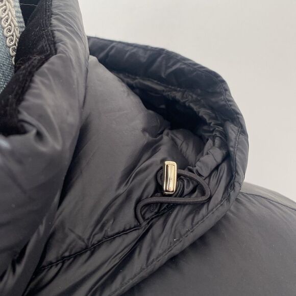 Andrew Marc Women's Premium Down Quilted Black Puffer Coat Lightweight Sz L - Picture 5 of 14